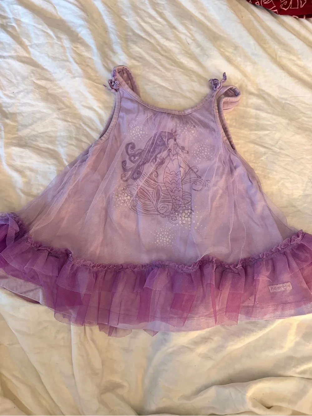 Kids Size 4 / Small Beautiful Naartjie Purple Mermaid Tulle Costume Dress